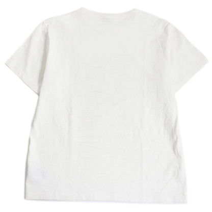 ディオール スラブ コットン クルー ネック Tシャツ ホワイト XL