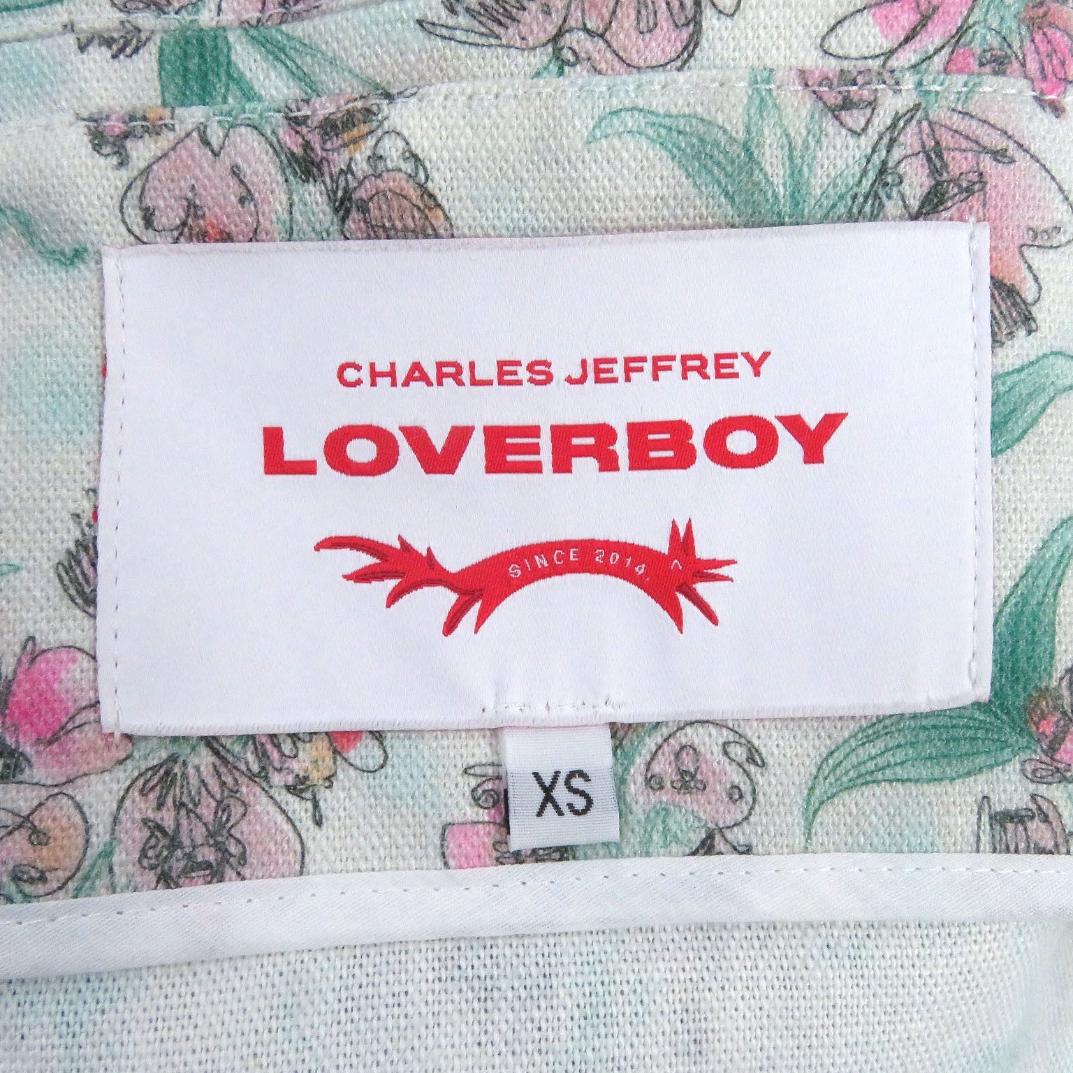 Loverboy フローラル パターン バルマカーン コート XS