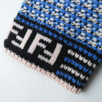 フェンディ ウール カシミア FF ロゴ ニット フーディ