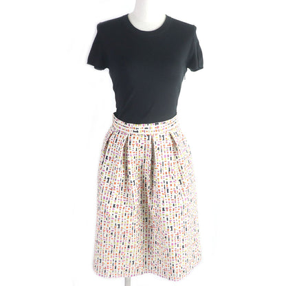 PAULE KA ニット ジャカード 半袖 ドレス