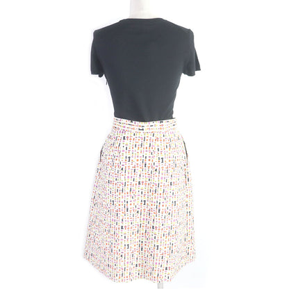 PAULE KA ニット ジャカード 半袖 ドレス