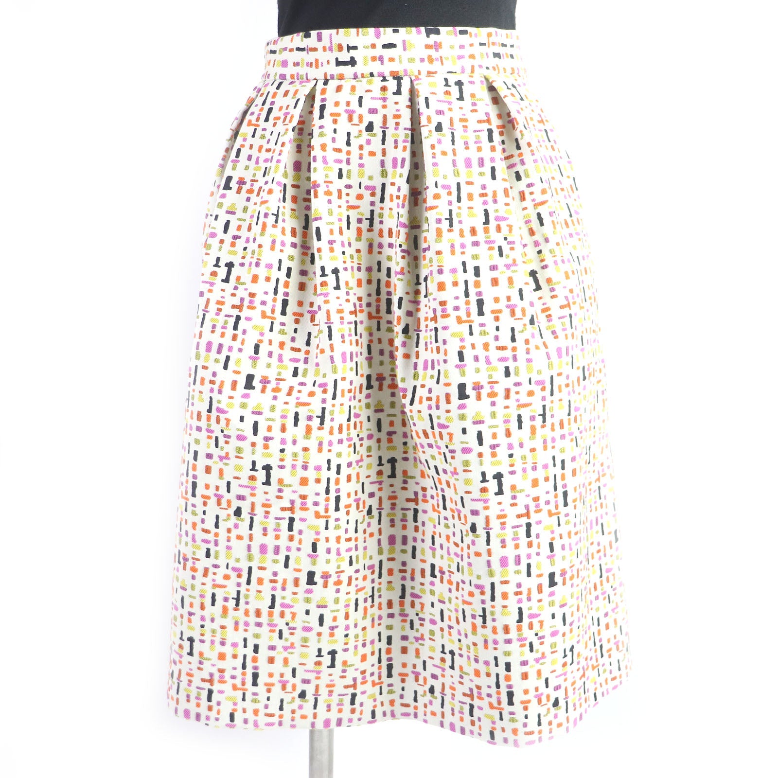 PAULE KA ニット ジャカード 半袖 ドレス