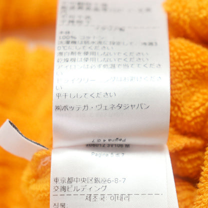 ボッテガヴェネタ コットン フード バスローブ オレンジ M