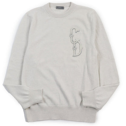 ディオール カシミヤ ニット セーター グレー XS