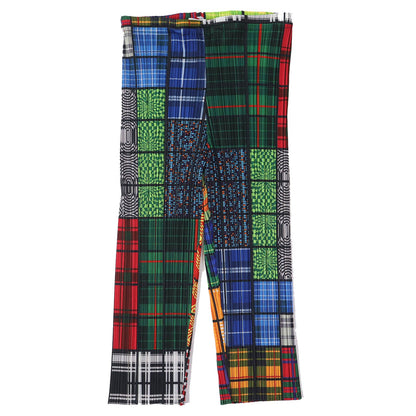 PLEATS PLEASE パッチワーク プリント クロップド パンツ