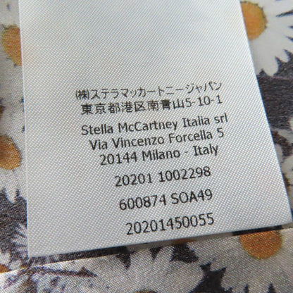 ステラマッカートニー フローラル シルク ノースリーブ ドレス