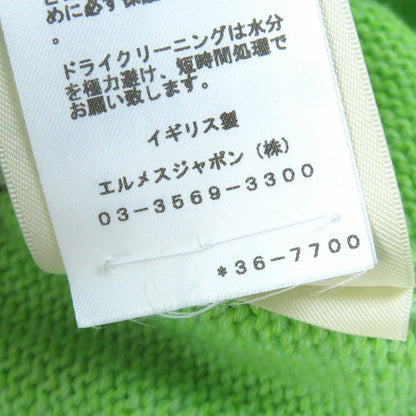 エルメス カシミア コットン ロゴ メタル ニット セーター