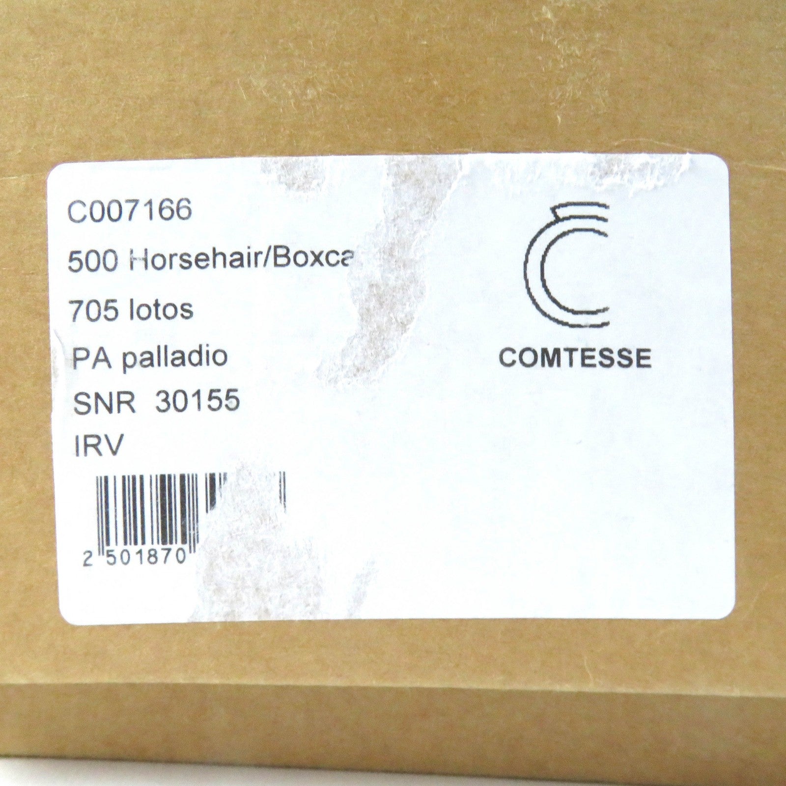 COMTESSE 7166 プリンセス レザー ホースヘア ハンドバッグ