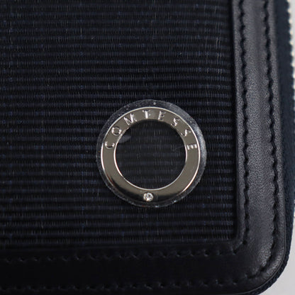 ホースヘア レザー ノートブック カバー ブラック