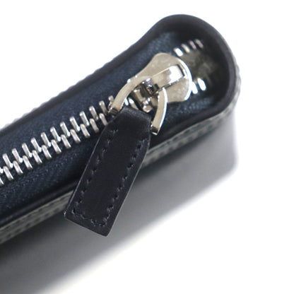 ホースヘア レザー ノートブック カバー ネイビー