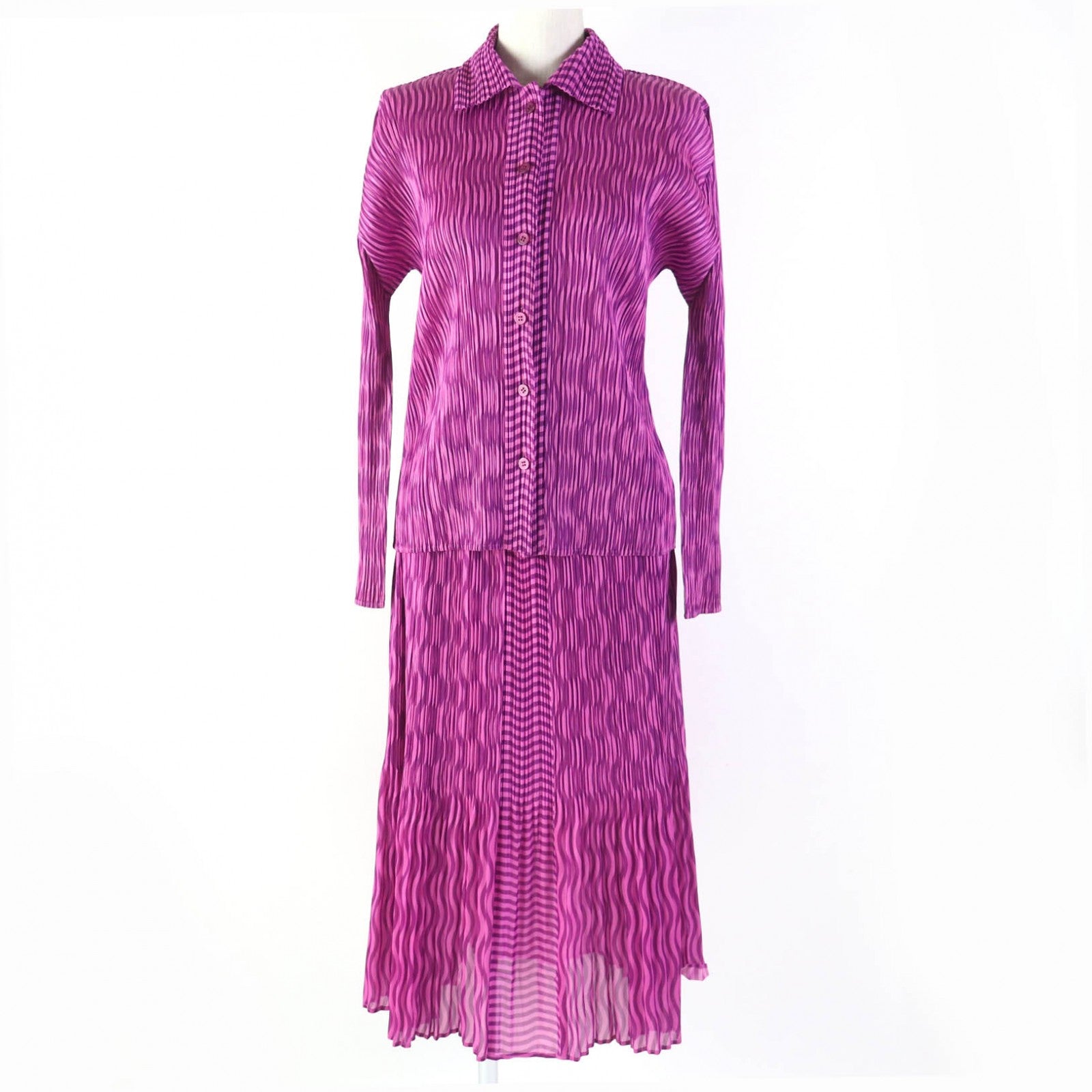 PLEATS PLEASE セット 長袖シャツ/ロングスカート
