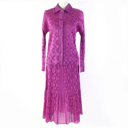 PLEATS PLEASE セット 長袖シャツ/ロングスカート