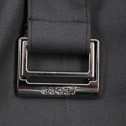 Sacai ウール スーツ パンツ ブラウン