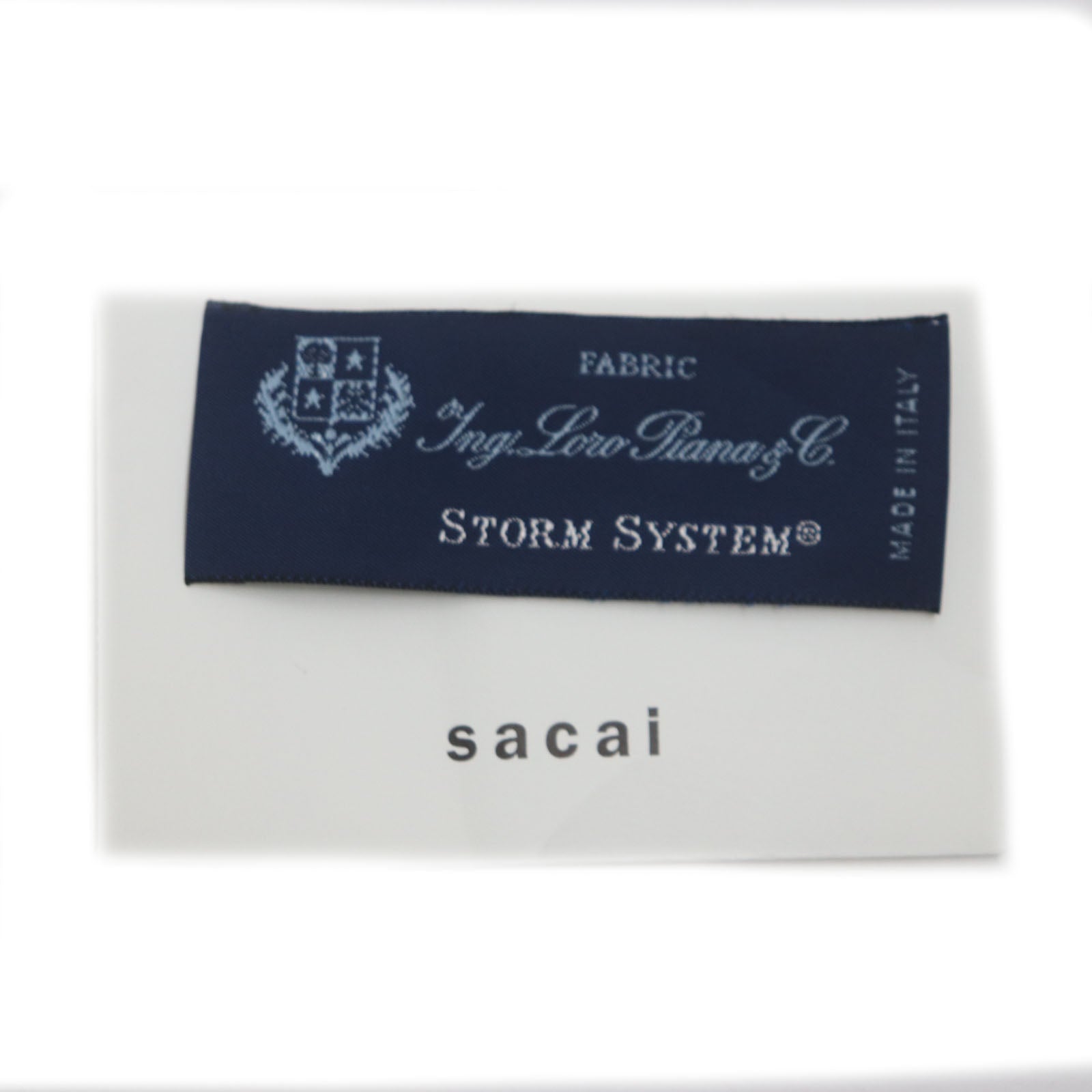 Sacai ウール スーツ パンツ ブラウン