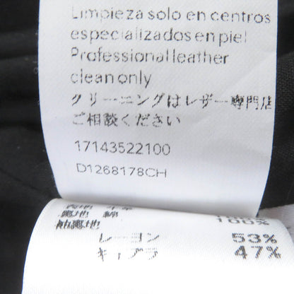 ロエベ アナグラム レザー ジャケット ダブル ブレスト レッド