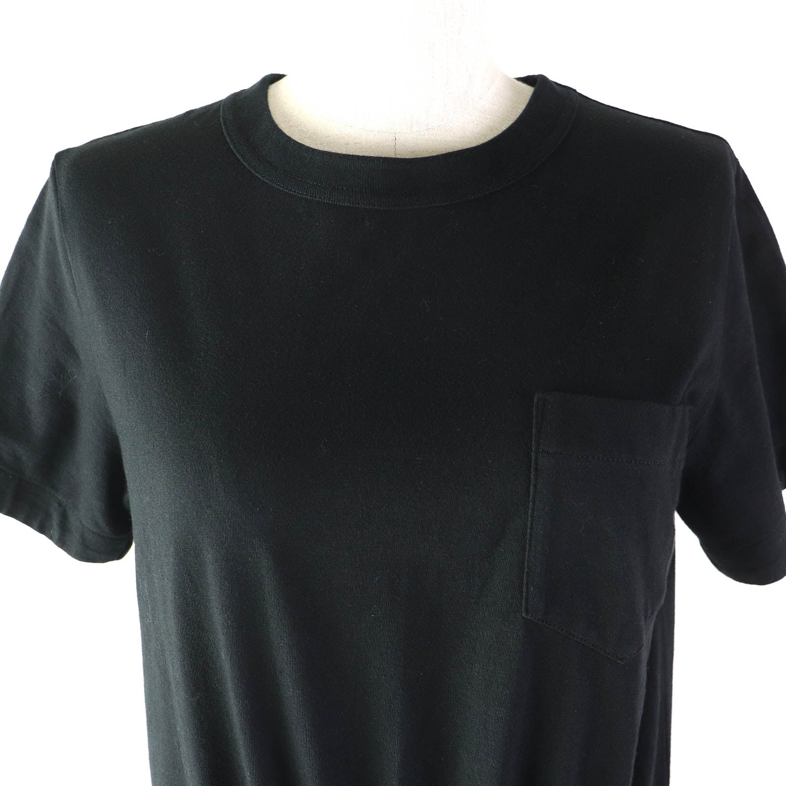 Sacai グレン チェック コットン Tシャツ マキシ ドレス