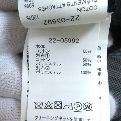 Sacai グレン チェック コットン Tシャツ マキシ ドレス