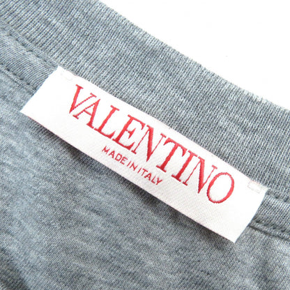ヴァレンティノ ロックスタッド ロゴ Tシャツ グレー L