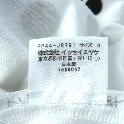 コットン ドット柄 クルーネック Tシャツ レディース