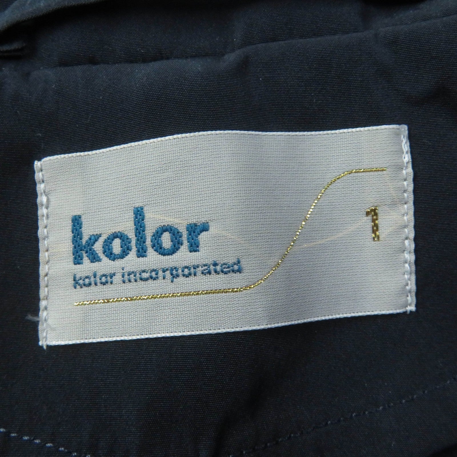 Kolor アーガイル ベスト コート ネイビー レディース