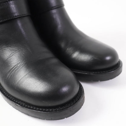 ヴァレンティノ ロックスタッド ショートブーツ 37 黒