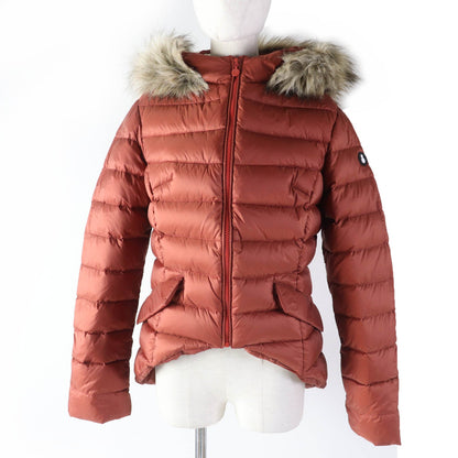 SNOWMAN NY ナイロン ダウン ジャケット オレンジ M レディース