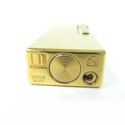 ダンヒル スクエア パターン ローラー ガス ライター ゴールド