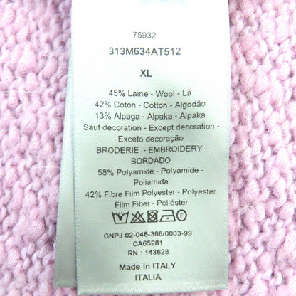 ディオール ウール コットン アルパカ ハイネック ニット XL