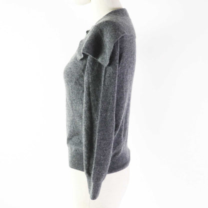 ディオール カシミア ニット CD ロゴ パール ボタン