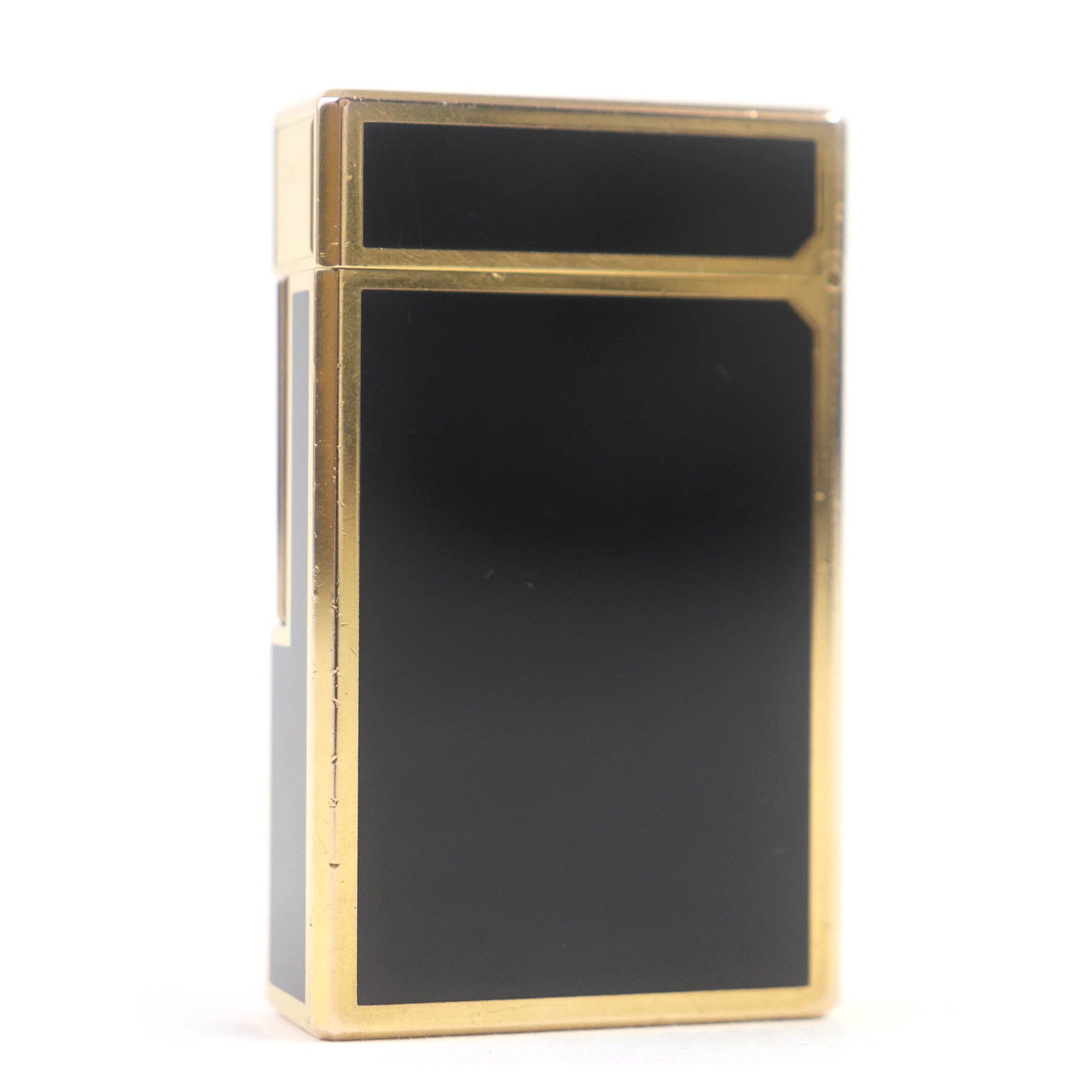 Dupont Line 1 Roller Gas Lighter Black Gold