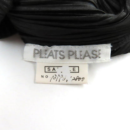 PLEATS PLEASE Uネック ノースリーブ トップス ダークグレー