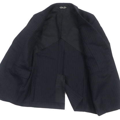COMME des GARCONS ストライプ ジャケット ネイビー S