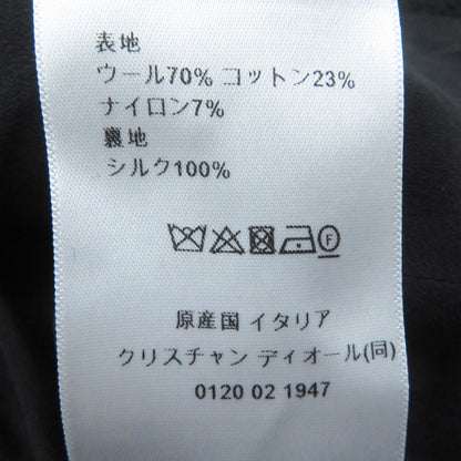 ディオール Wool Cotton Virgin Wool Tweed Jacket Black 40