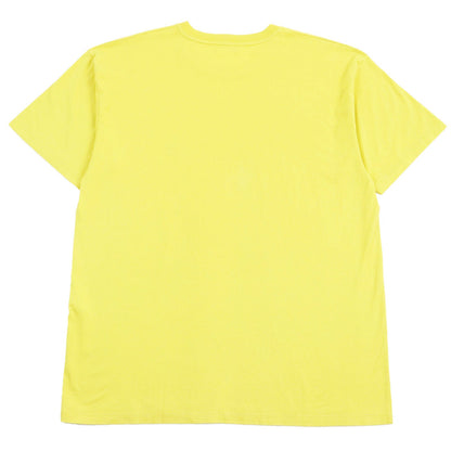 セリーヌ コットン ロゴ プリント Tシャツ イエロー M