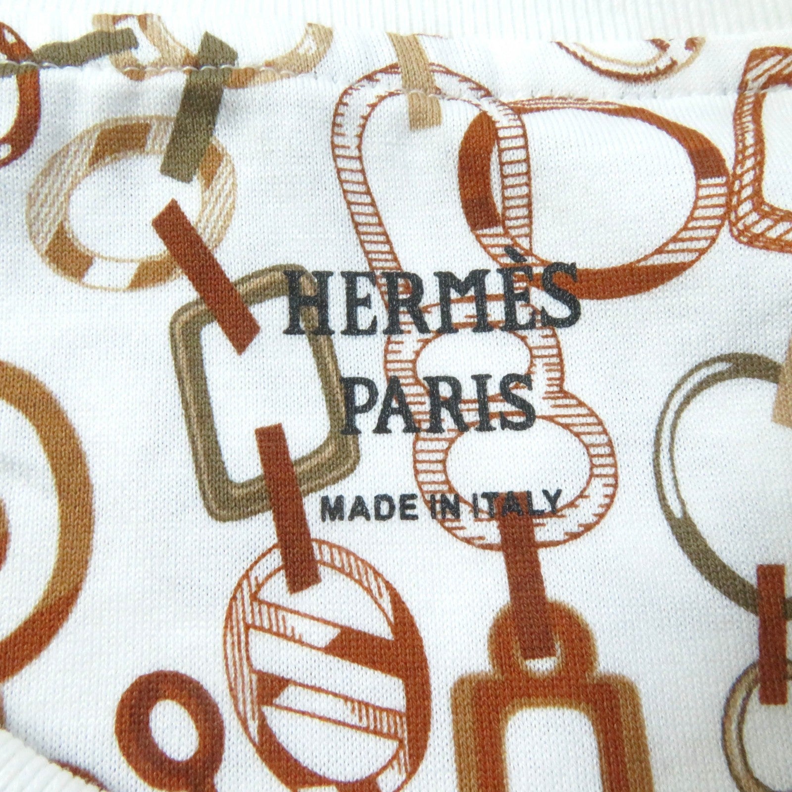 エルメス コットン Tシャツ 36 ド レ ブークル
