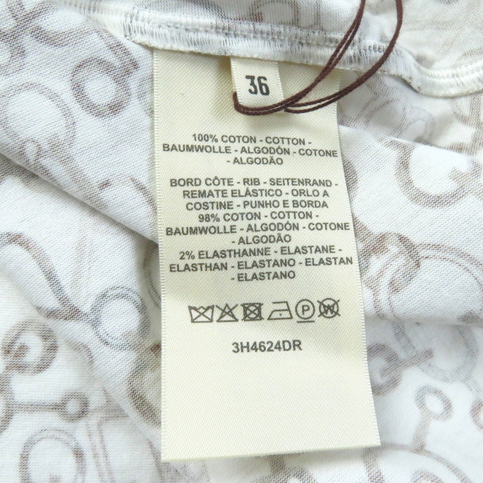 エルメス コットン Tシャツ 36 ド レ ブークル