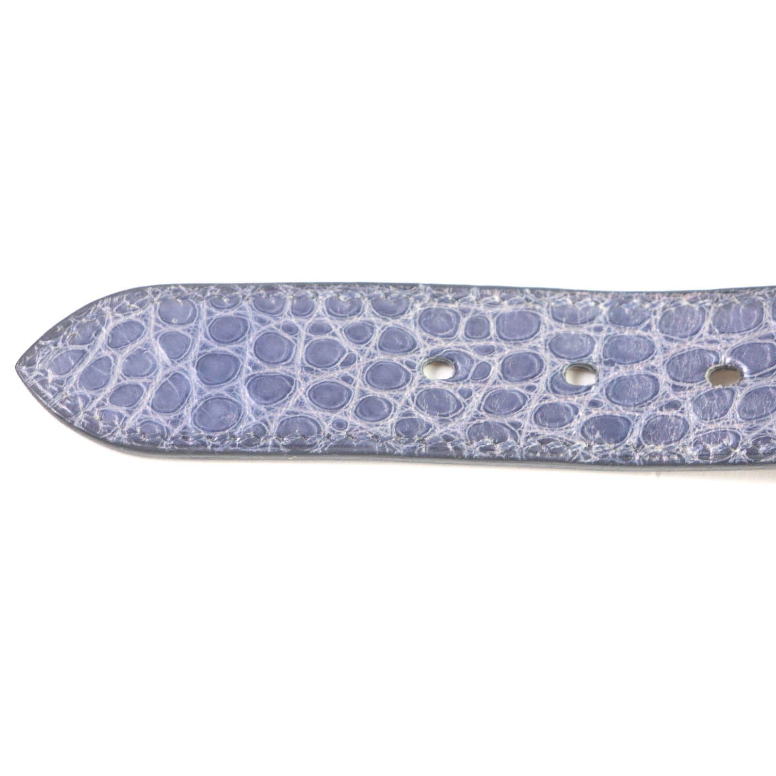 エルメス Alligator Leather Bracelet Blue 2007