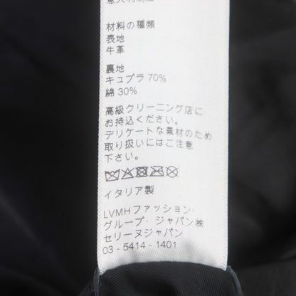 セリーヌ カーフスキン ライダース ジャケット ブラック 48
