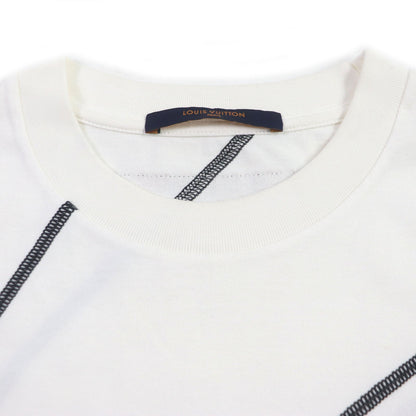 ルイヴィトン NBA 刺繍 コットン Tシャツ ホワイト S