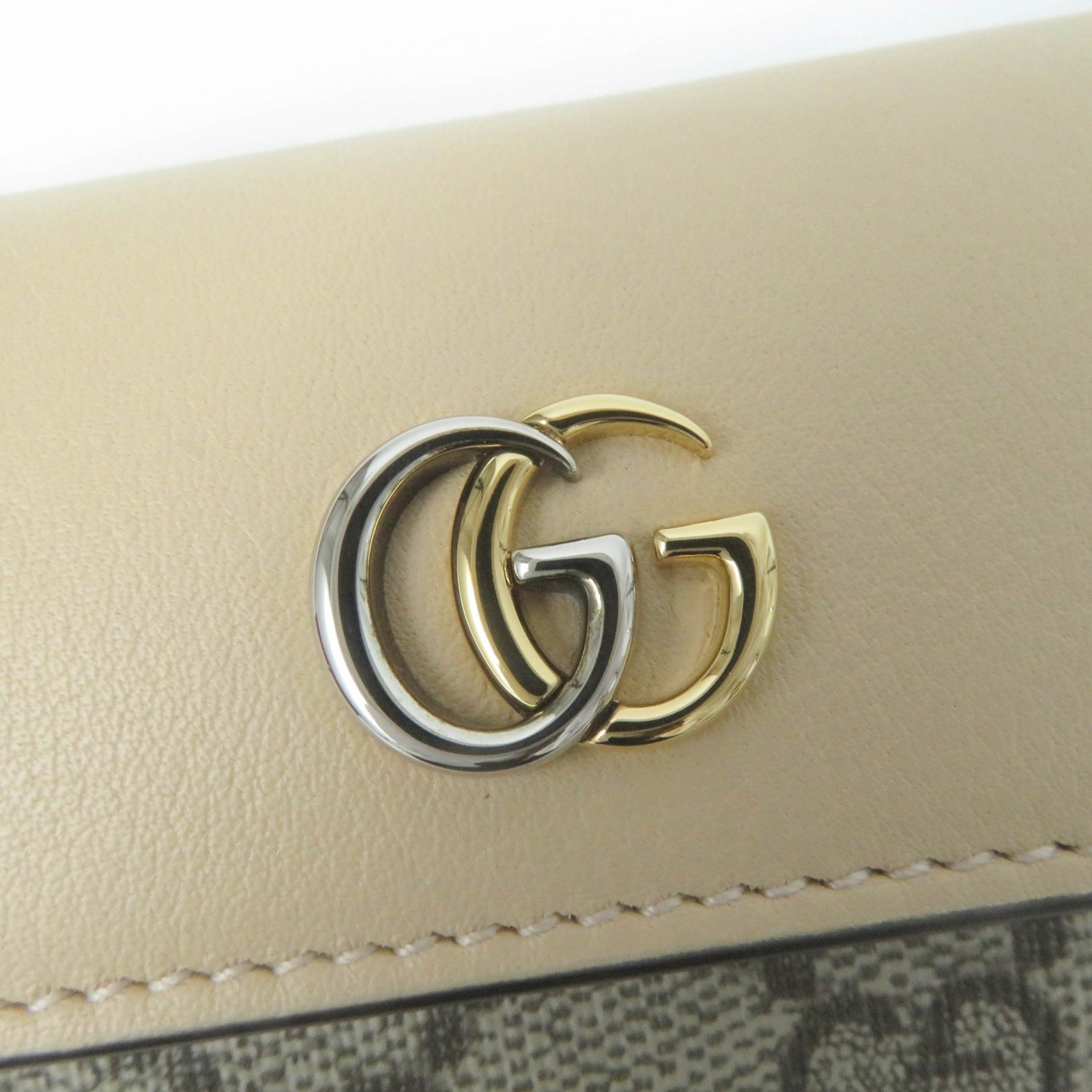 グッチ ダブル G キー ホルダー レザー GG スプリーム