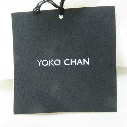 YOKO CHAN フェイク パール ノースリーブ ドレス ホワイト 40