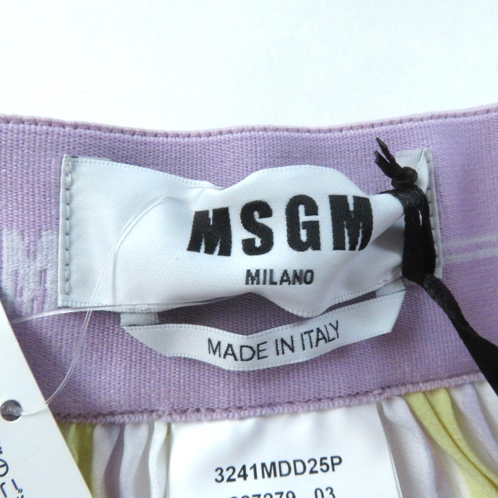 MSGM マルチ フラワー プリーツ スカート 36
