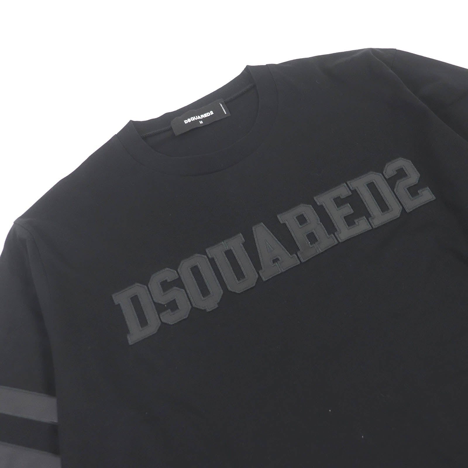 DSQUARED2 ロゴパッチ オーバーサイズ Tシャツ