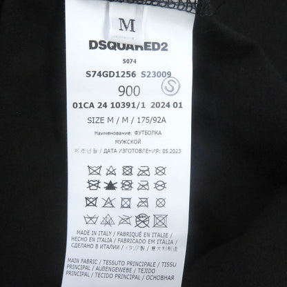 DSQUARED2 ロゴパッチ オーバーサイズ Tシャツ