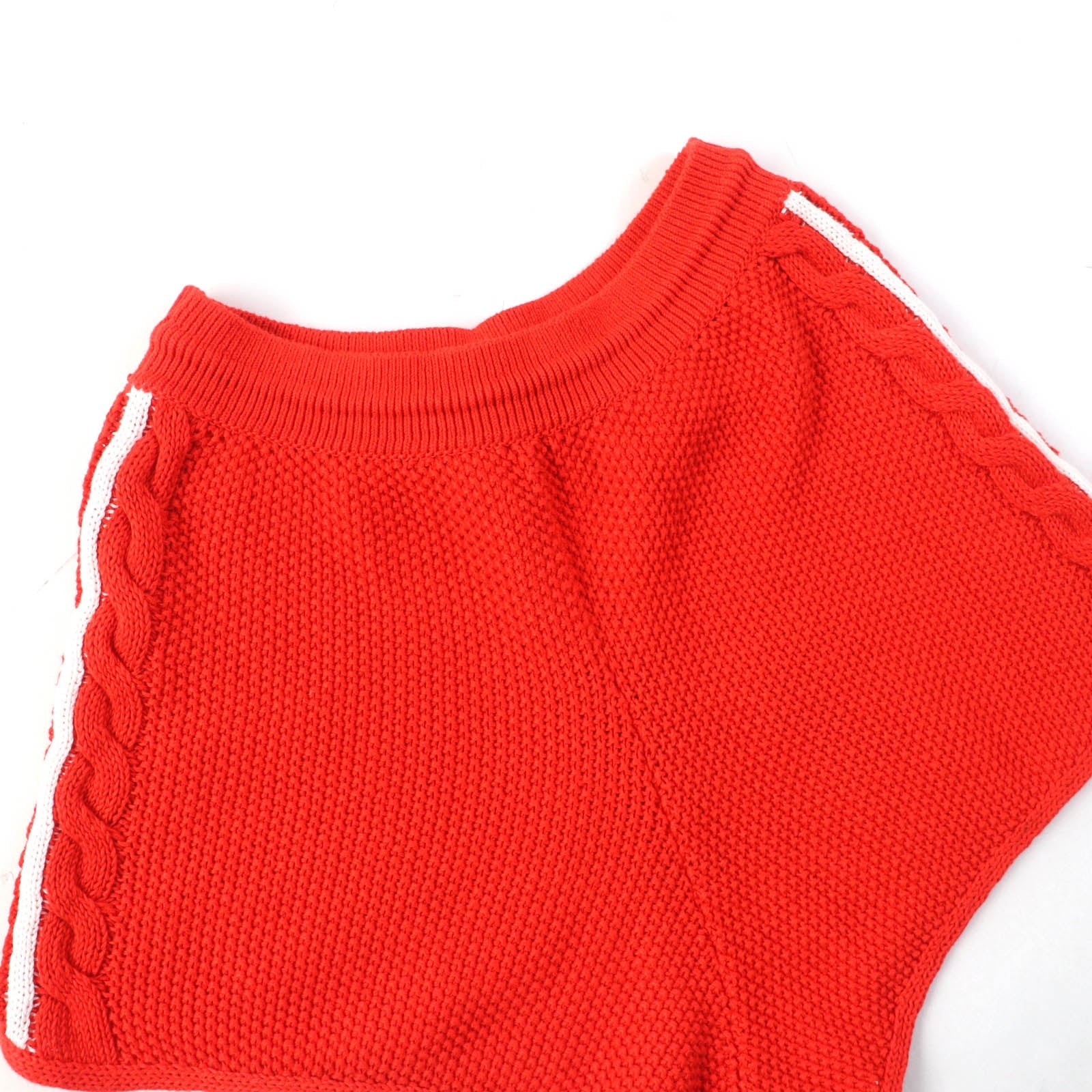 グッチ adidas トレフォイル ニット ショーツ オレンジ M