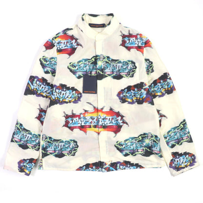 ルイヴィトン グラフィティ スタンドカラー シャツ S