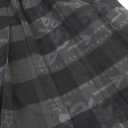 Sacai Eric Haze チェック ロゴ プリント オーバーサイズ コート
