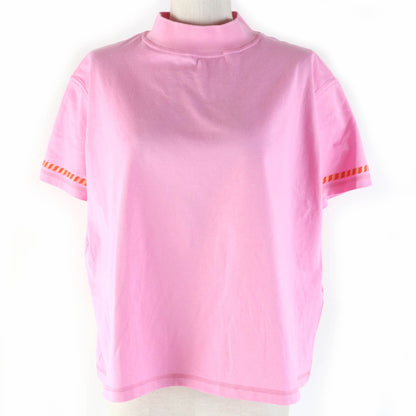 エルメス コットン モックネック Tシャツ ピンク 34