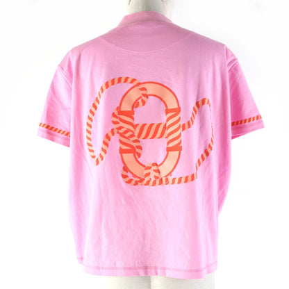 エルメス コットン モックネック Tシャツ ピンク 34
