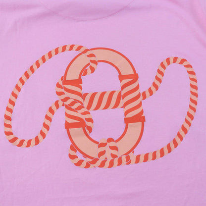 エルメス コットン モックネック Tシャツ ピンク 34